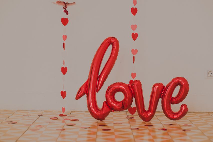 Globo love especial para san valentín, aniversarios o enamorados